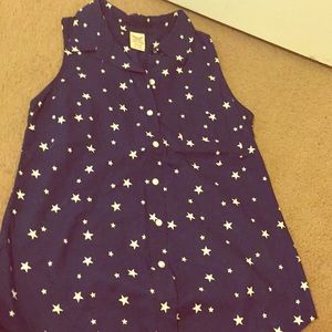 Star printed blouse